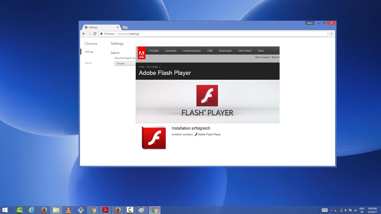 Download flash player 8 for free